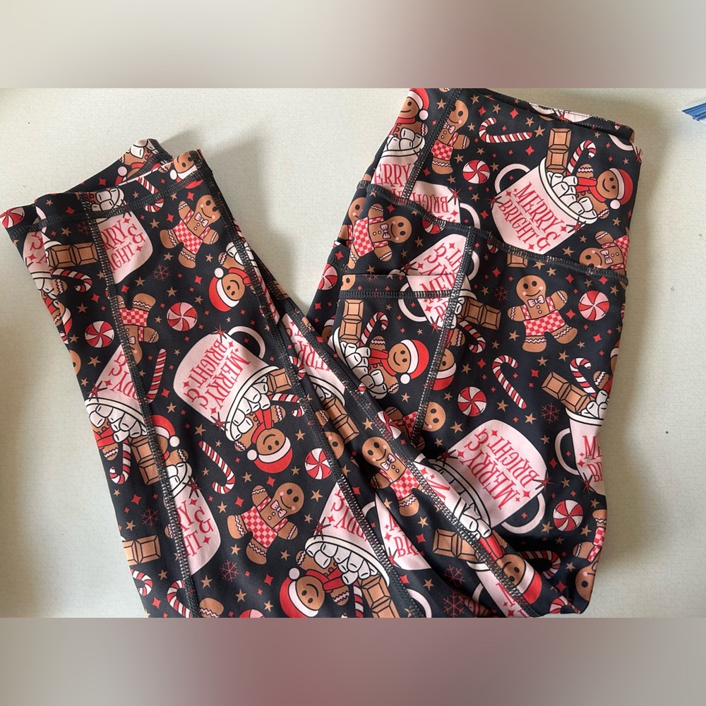 Constantly Varied Gear Gingerbread and Candy Leggings